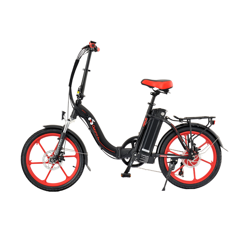 CF-TDN13Z-7 con CE Bicicleta eléctrica plegable de 20 pulgadas para dama